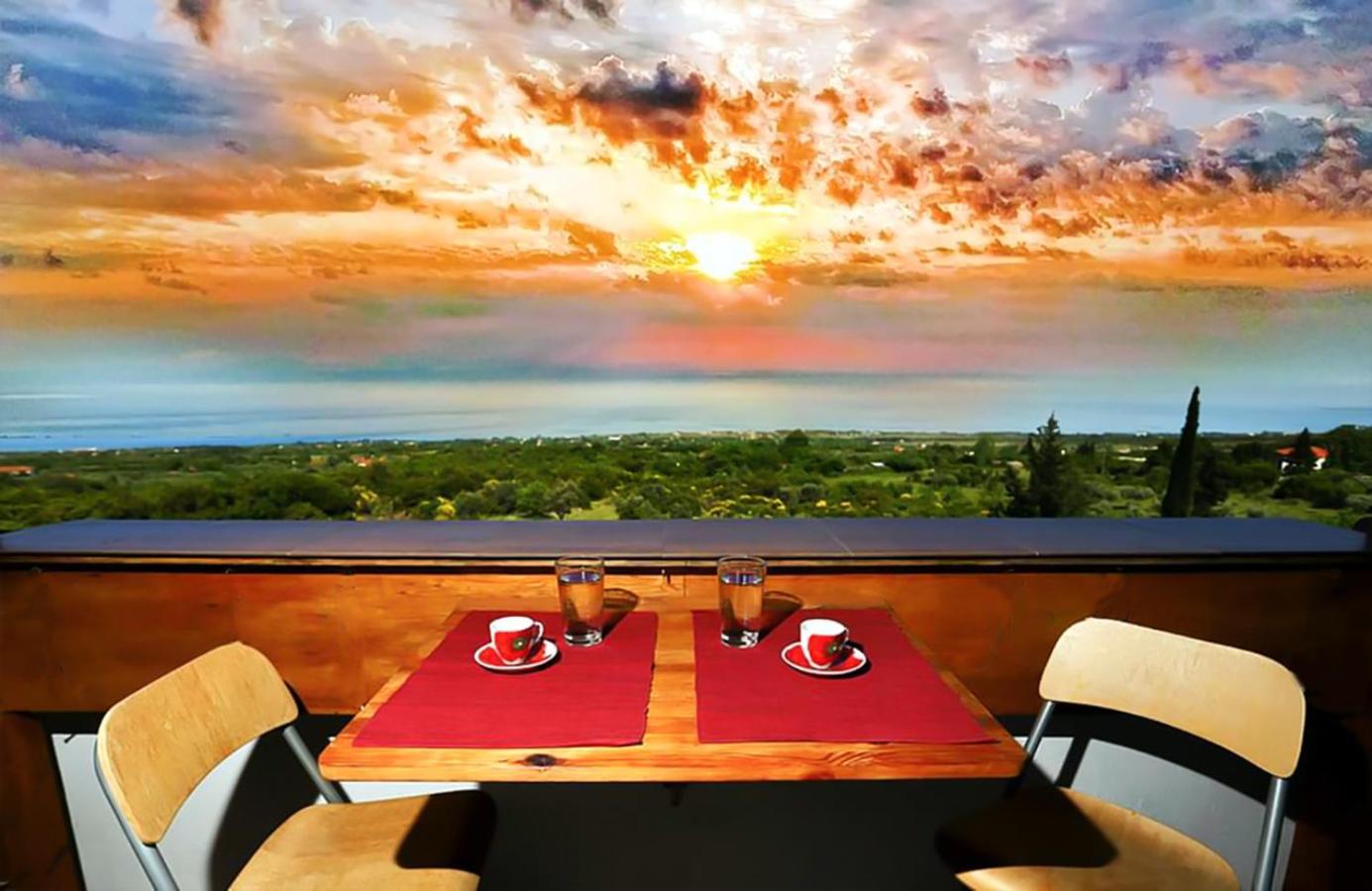 Appartamento Panorama Loft - quality&amazing view Litóchoron Esterno foto