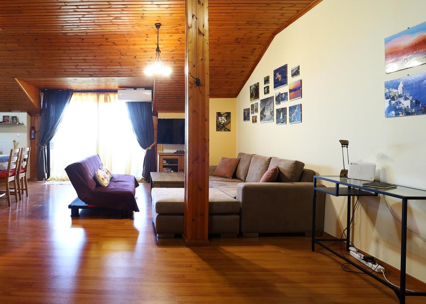 Appartamento Panorama Loft - quality&amazing view Litóchoron Esterno foto